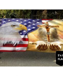 jesus christ eagle grommet flag mlh2174gf 1519
