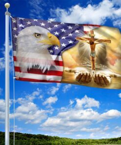 jesus christ eagle grommet flag mlh2174gf 8472
