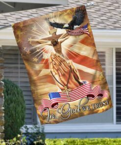 jesus christ flag in god we trust lha2021f 7906
