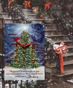 jesus christ the greatest gift christmas flag 1288