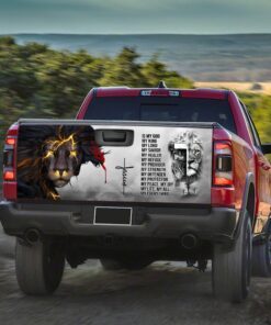 jesus christ truck tailgate decal sticker wrap 5611