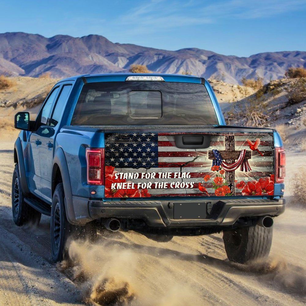 Jesus Christ United We Stand Truck Tailgate Decal Sticker Wrap - Image 2