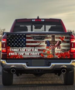 Jesus Christ United We Stand Truck Tailgate Decal Sticker Wrap
