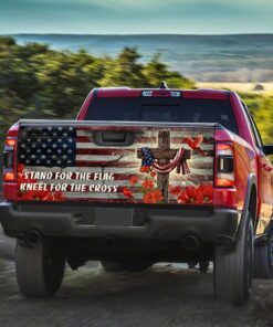 jesus christ united we stand truck tailgate decal sticker wrap 3054