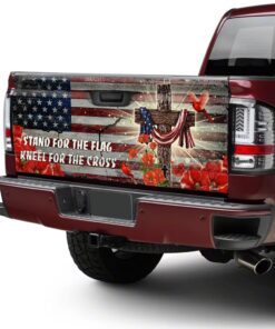 jesus christ united we stand truck tailgate decal sticker wrap 8544
