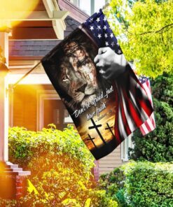 jesus christian. just have faith flag 1370