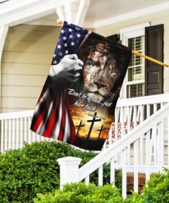 Jesus Christian. Just Have Faith Flag