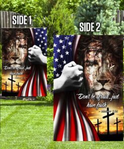 jesus christian. just have faith flag 3213