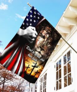 jesus christian. just have faith flag 7128