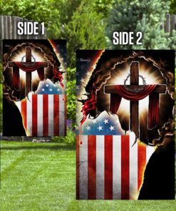 jesus christian american flag 4264