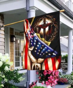 Jesus Christian American Flag