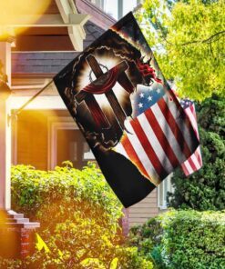 jesus christian american flag 7914