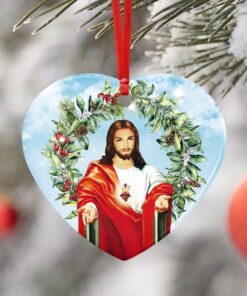 jesus christian ceramic ornament 2882