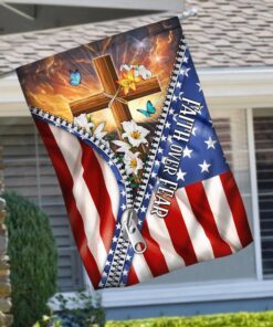 Jesus Christian Flag Faith Over Fear MLH2192F