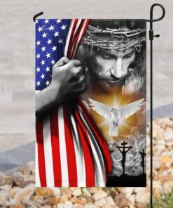 jesus christian peace flag 2835