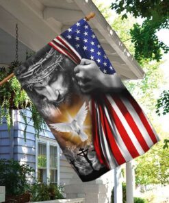 jesus christian peace flag 6068