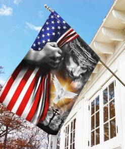 jesus christian peace flag 8669