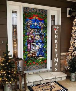 jesus christmas. nativity of jesus door cover thh3509d 5248