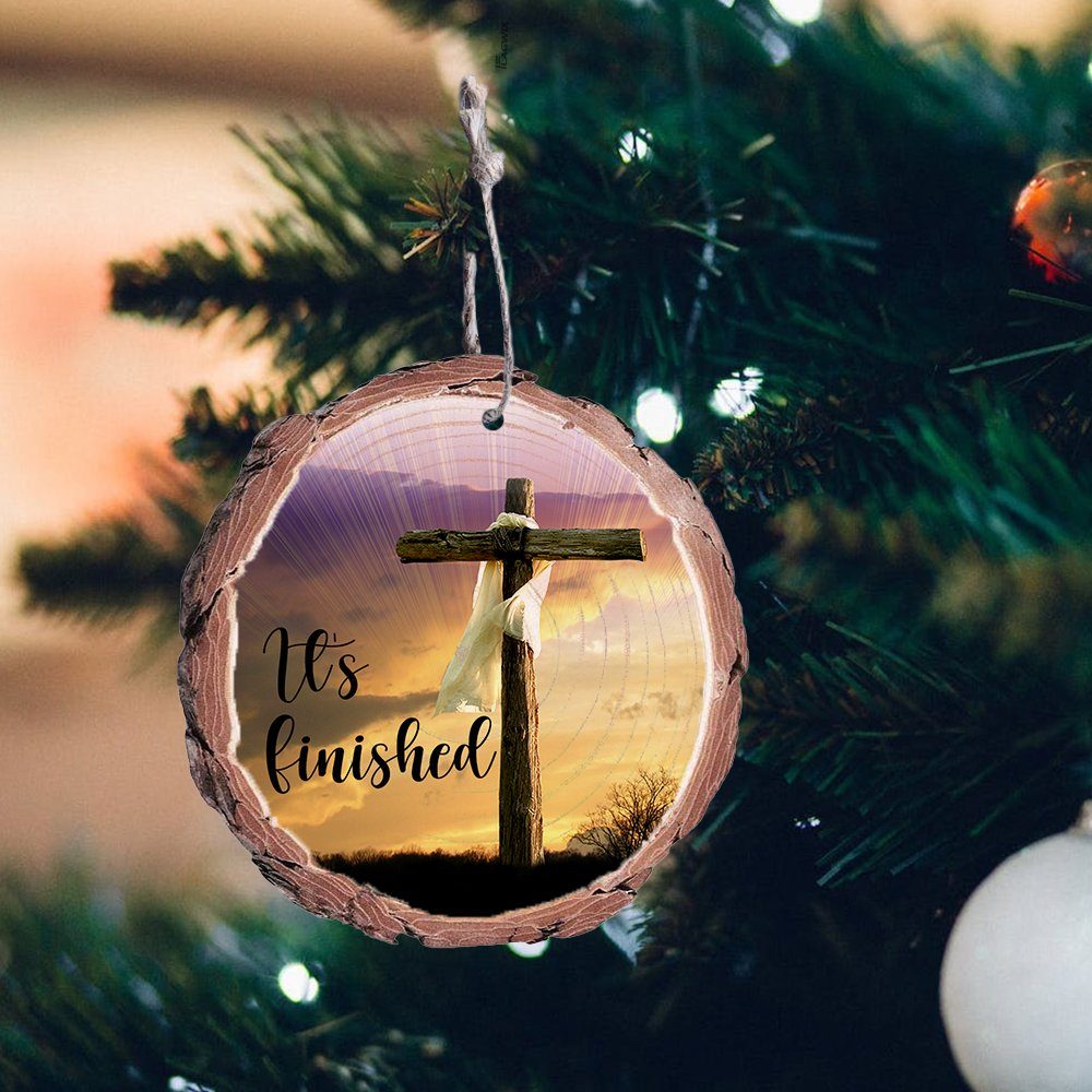 Jesus Christmas Flag It's Finished ANT321O