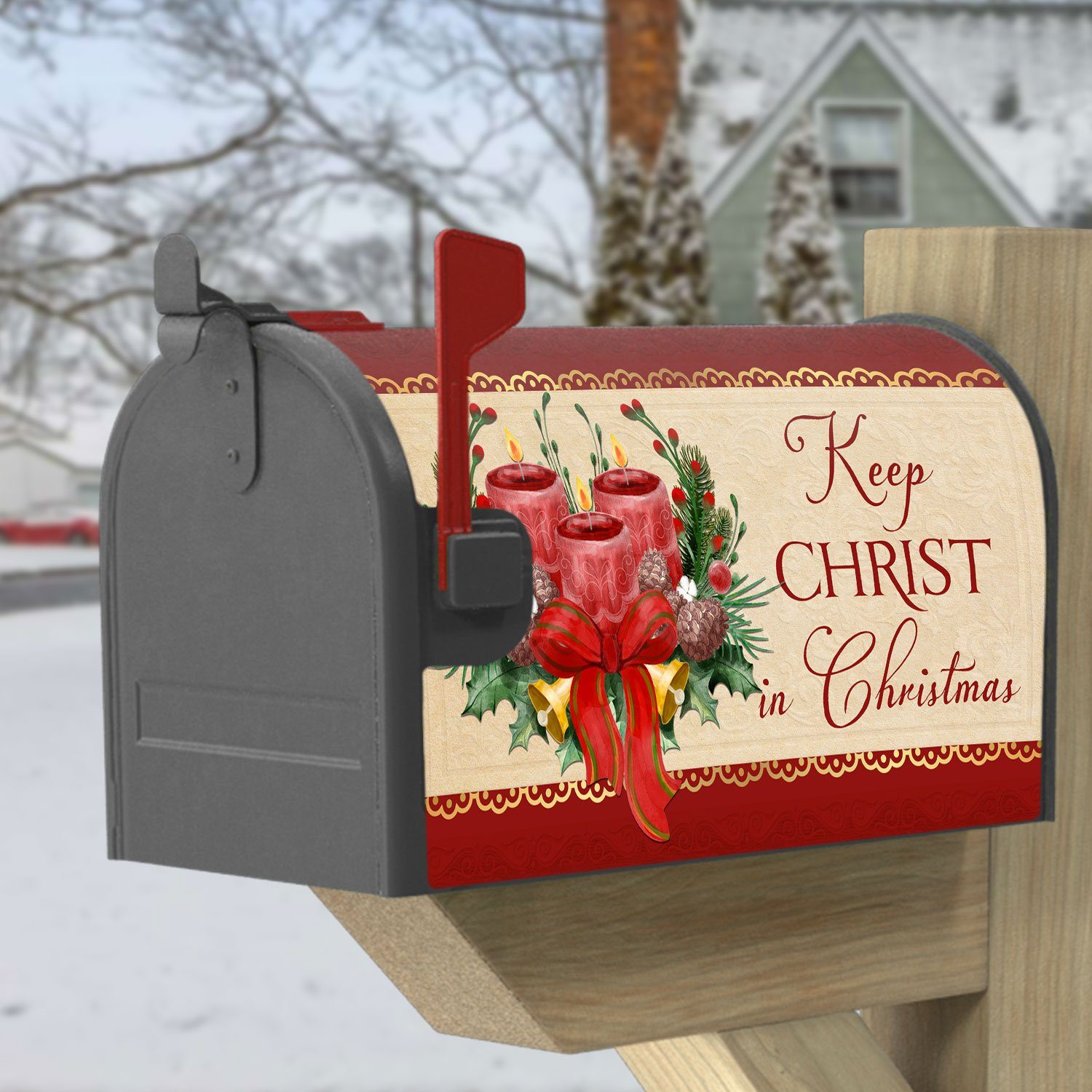 Jesus Christmas Keep Christ in Christmas Garden Flag & Mailbox Cover MLN645MF - Image 3
