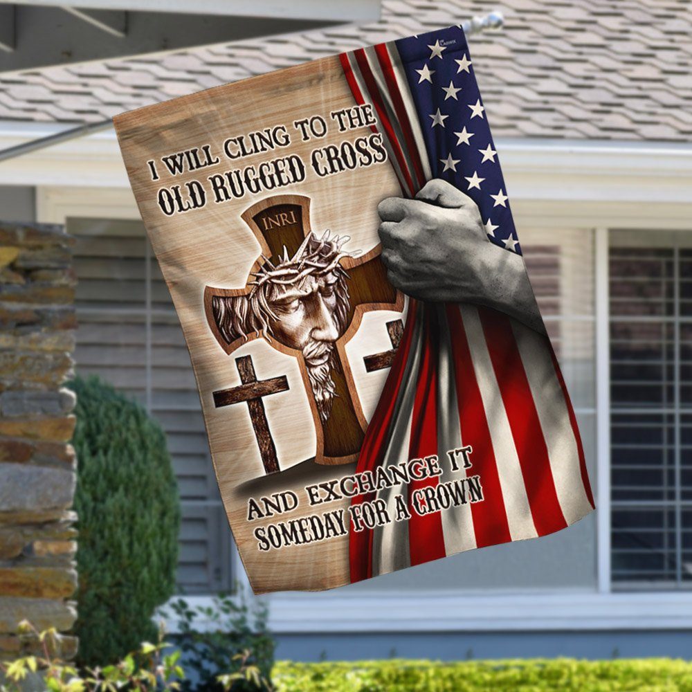 Jesus Cross Flag The Old Rugged Cross MLH1937F
