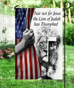 jesus cross lion of judah has triumphed flag mbh161fv1 7742