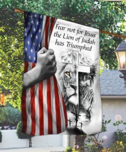 jesus cross lion of judah has triumphed flag mbh161fv1 8920