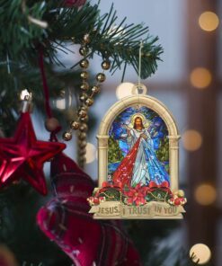 jesus custom shaped ornament christianity church ntt1360o 6939