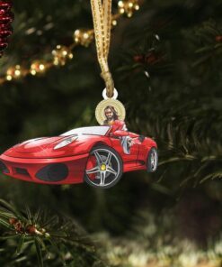 jesus custom shaped ornament gone wind nnt140o 4333