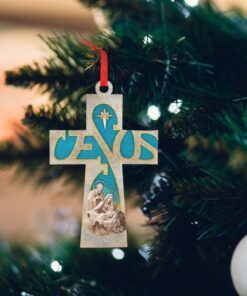 Jesus Custom- Shaped Ornament Holy Family NTT1320O