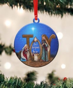 Jesus Custom - Shaped Ornament Holy Night NTB282O