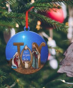 jesus custom shaped ornament holy night ntb282o 7414