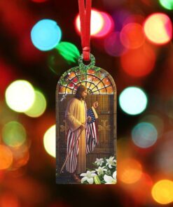 jesus custom shaped ornament knock knock ntt134o 1362