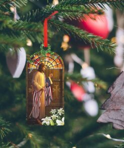 jesus custom shaped ornament knock knock ntt134o 2049