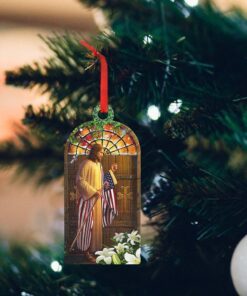 Jesus Custom - Shaped Ornament Knock Knock NTT134O