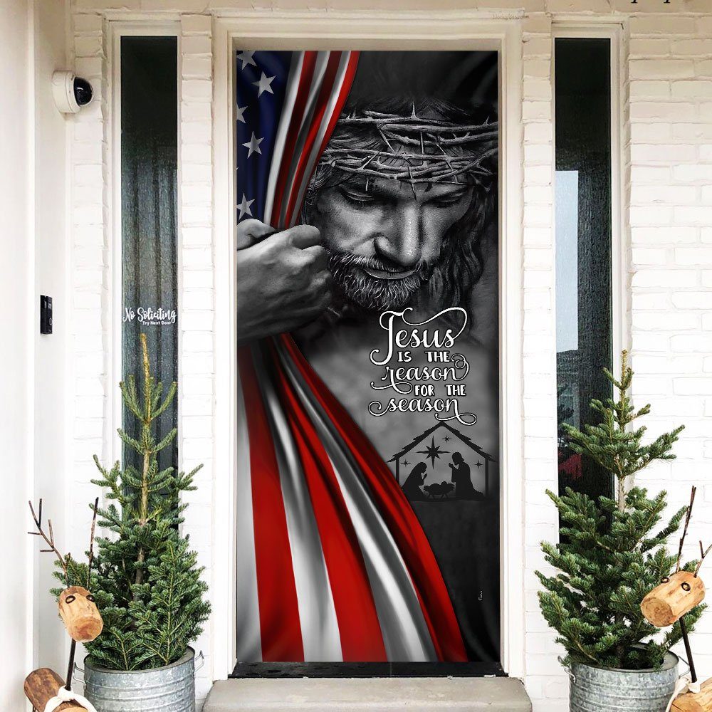 Jesus Door Cover Jesus Is The Reason For The Season TRL1526D - Image 3