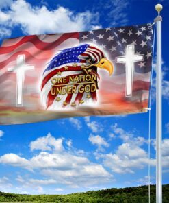 jesus eagle grommet flag one nation under god bnn153gf 5511