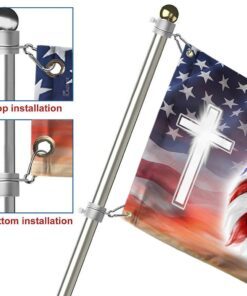 jesus eagle grommet flag one nation under god bnn153gf 6737
