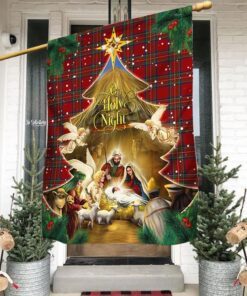 Jesus Family, O holy night Jesus Christmas Flag TPT427F