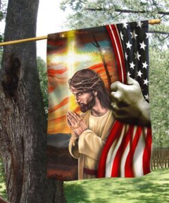 jesus flag, one nation under god qnk1032f 1596