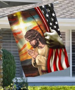jesus flag, one nation under god qnk1032f 2705