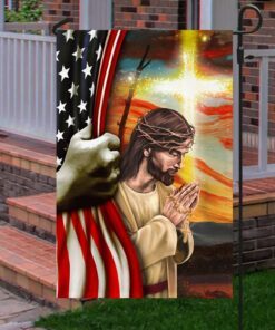 jesus flag, one nation under god qnk1032f 8406