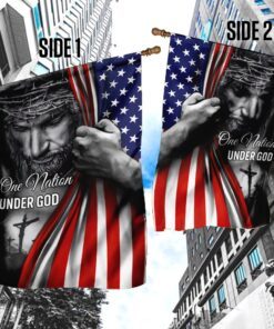 jesus flag. one nation under god jesus flag trl06fv5 2191