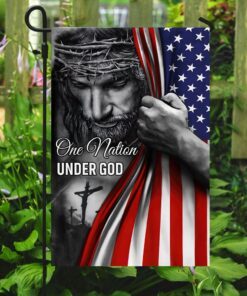 jesus flag. one nation under god jesus flag trl06fv5 5190