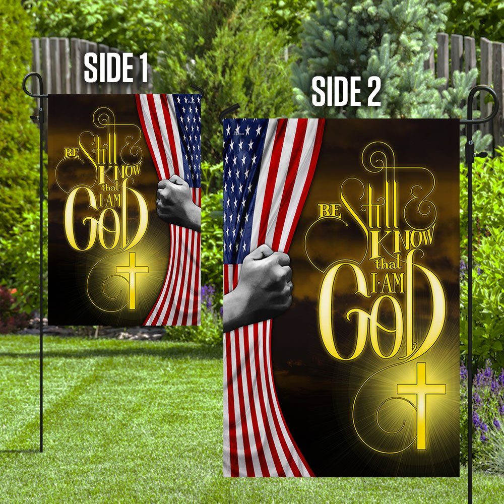 Jesus Flag Be Still And Know That I Am God Jesus Flag TRH1950F - Image 6