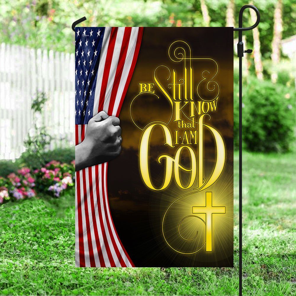 Jesus Flag Be Still And Know That I Am God Jesus Flag TRH1950F - Image 4