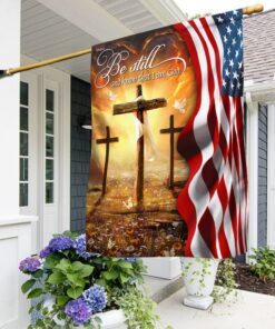 Jesus Flag Be Still Know That I Am God TTN422F