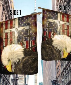 jesus flag bowing american eagle ttv477f 2333