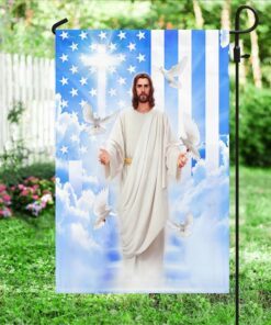 jesus flag christian cross jesus american flag trl1920f 3395