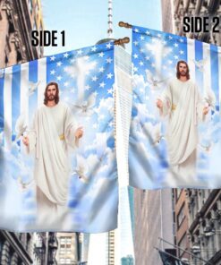 jesus flag christian cross jesus american flag trl1920f 5082